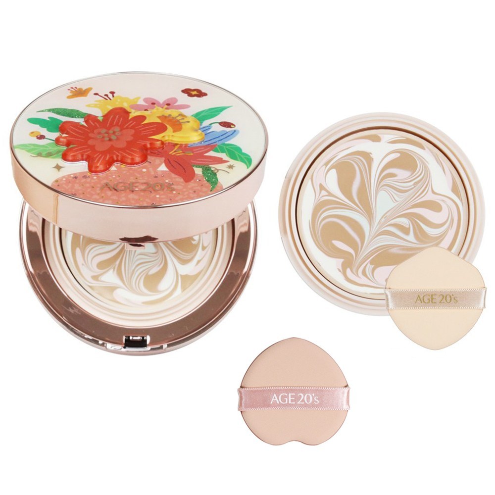 【AGE20S 韓国正規品】 エッセンスカバー第4世代フローラエディション21号ピンクフローラ21号ピンク1セット