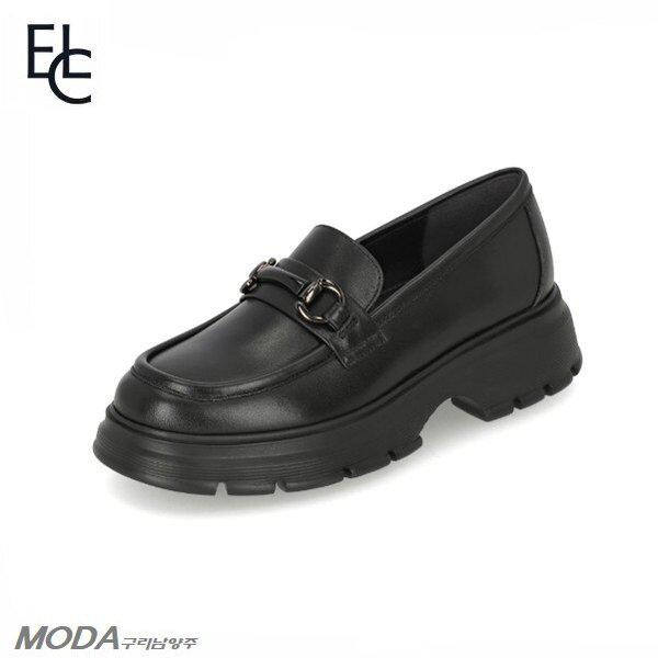 軽量クッションUPチャンキー女性ローファーシューズ2XWD46XM_GN