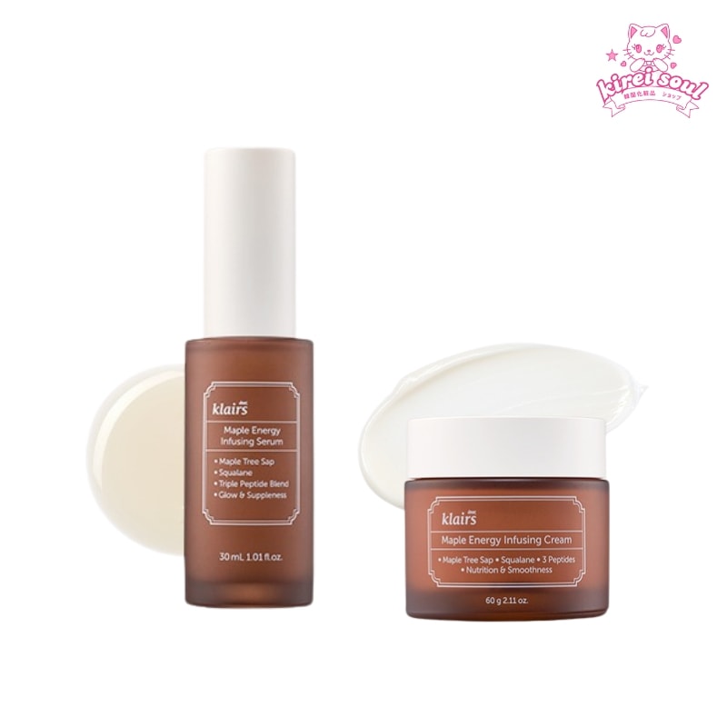 【スキンケア　セット】 メープル毛穴シロップセラム 30ml + メープル3Dバリアクリーム 60g 2点セット 美容液 肌バリア 保湿 シワ 弾力 毛穴ケア