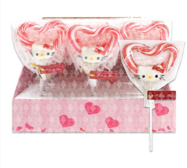 韓国のお菓子 ハローキティロリポップキャンディ24個入りハートカンティガールフレンド Youtube asmr 6,038円