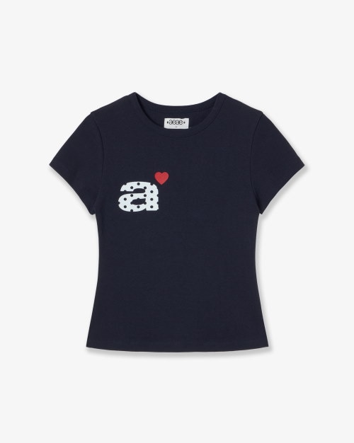AEAE★韓国★人気★SCATTERED LETTER TEE 半袖 ロゴ Tシャツ Qoo10 aeae DOT SMALL LETTER ロゴ