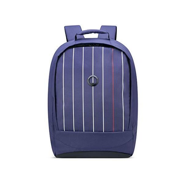 DELSEY Paris Securban Laptop Backpack， Blue， 15.6 Inch Sleeve 並行輸入品