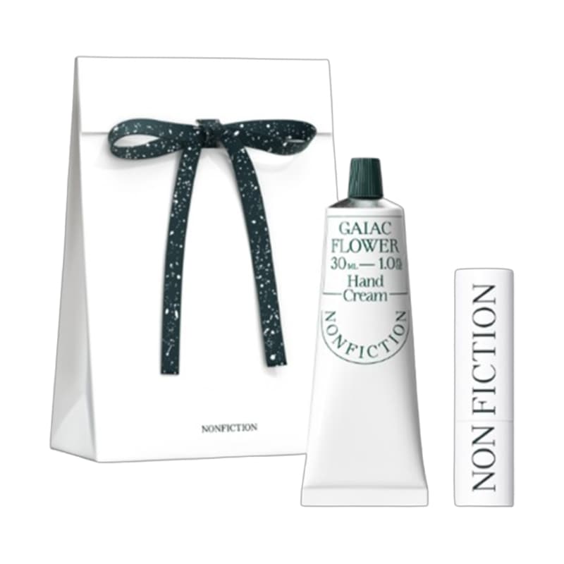 【NONFICTION】ハンドクリーム＆リップバームSet/追跡付 ハンドクリーム＆ヴィーガンリップバームデュオ Hand & Lip Care