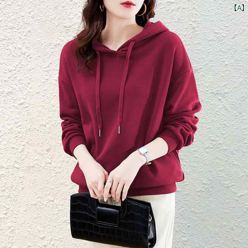 パーカー レディース カジュアル トップス カジュアル トップス 快適 普段着 マザー 韓国 ネイビーブルー フード付き スウェットシャツ 女性 春秋 裏起毛 厚手 暖かい ジャケット