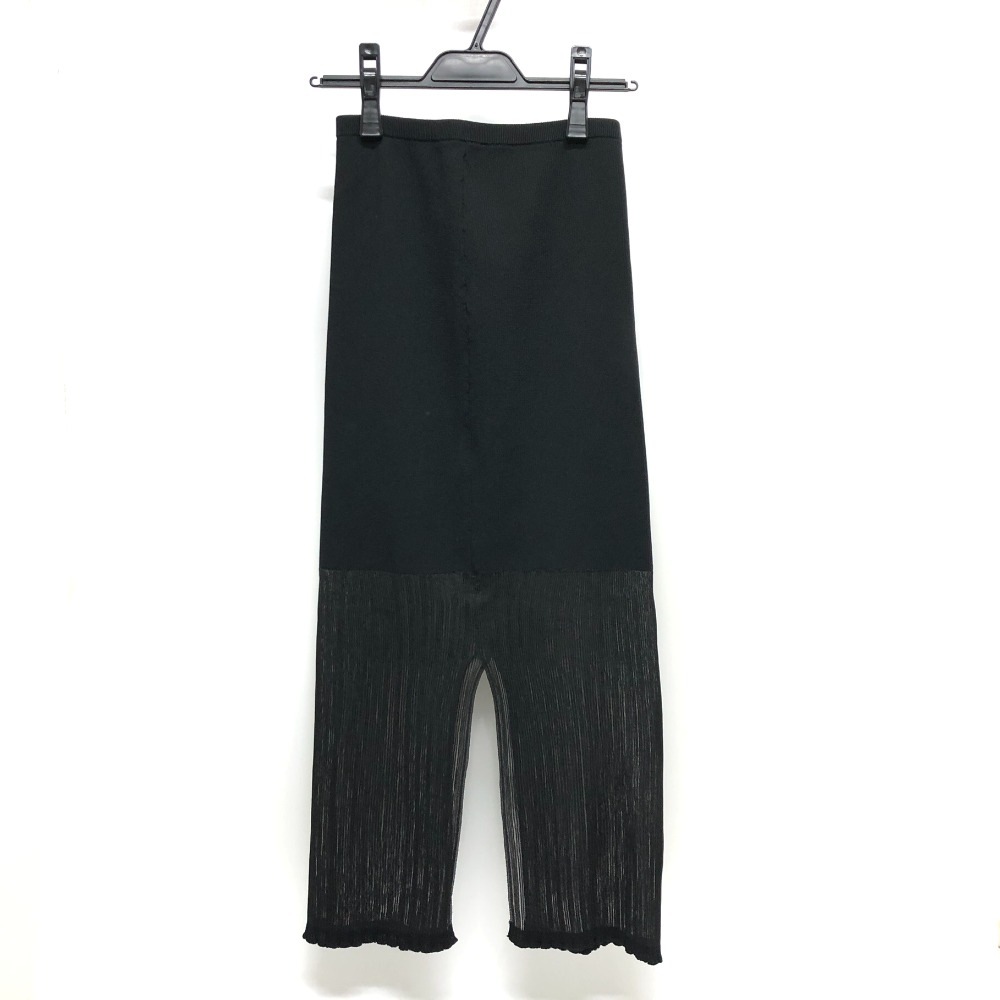 IRENE アイレネ スカート プリーツ ロング レーヨン ブラック