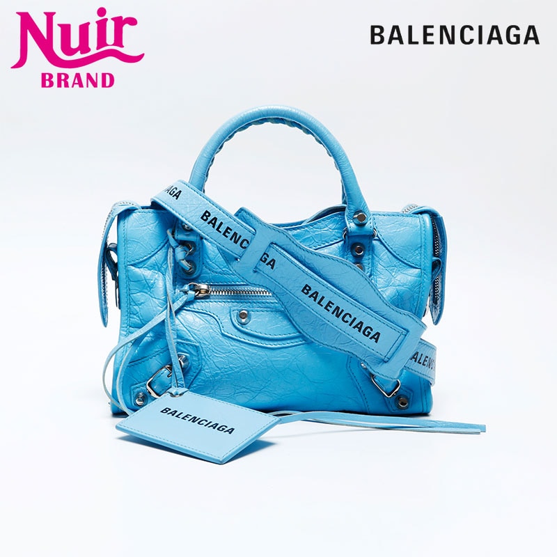 ハンドバッグ ブルー WS20751