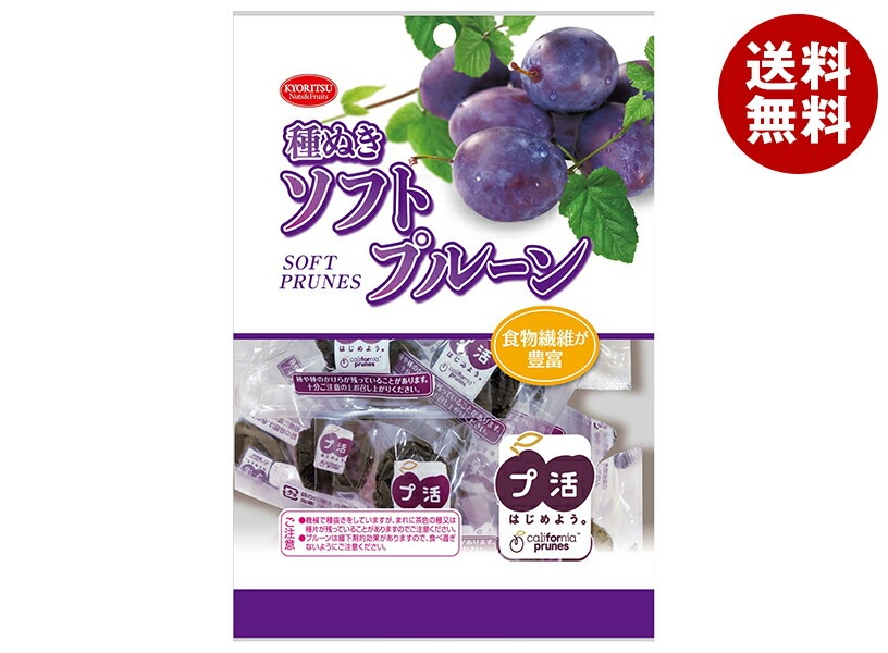 共立食品 ソフト種抜きプルーン ピロ 110g×6袋入×(2ケース)