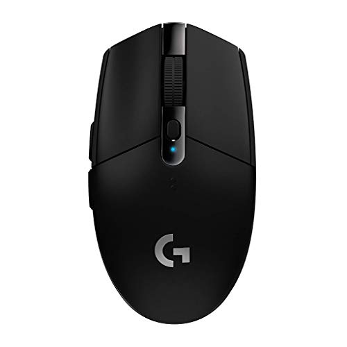Logicool G ゲーミングマウス G304 LIGHTSPEED ワイヤレス ゲーミング マウス 軽量 99g HERO 12Kセンサー 6個プログラムボタン 250時間連続使用可能 ブラック