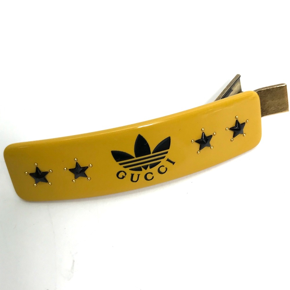 国内即送 adidas x GUCCI グッチ アディダス バレッタ 702940 楽天市場】グッチ アクセサリー ヘアアクセサリー adidas x