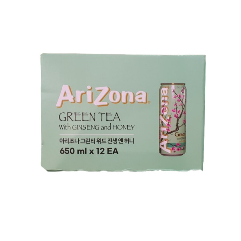 アリゾナ 緑茶 真生 ハニーティー 650ml x12