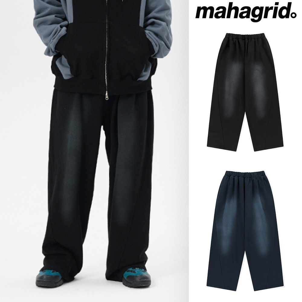 [mahagrid] BRUSHED WIDE SWEATPANT