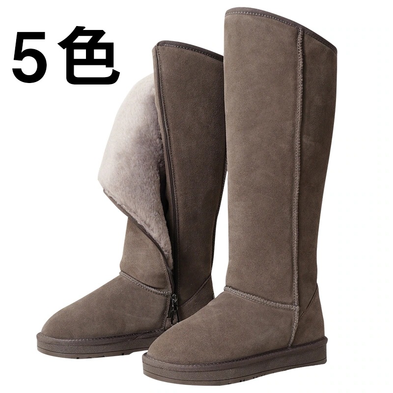 VMT25韓国 ブーツ 牛皮+ウール スノーブーツ ショートブーツ ムートンブーツ 長靴 冬のブーツ