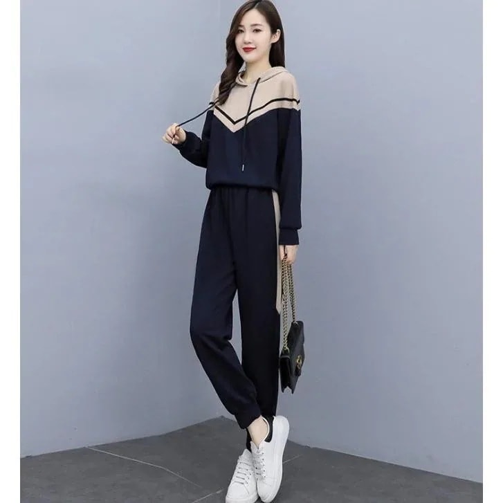 上下セット レディース 半袖 パーカー パンツ 上下2点セット 配色セットアップ スウェット フード付き パーカ 半袖 tシャツ