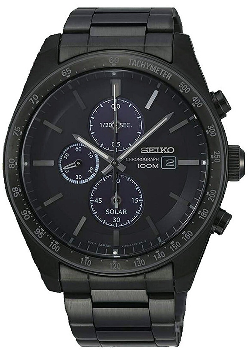 [10年保証] [製造終了 希少海外モデル] SEIKO SSC721P1 [セイコーインポート] セイコー ソーラー クオーツ クロノグラフ タキメーター 100m防水 [逆輸入モデル]