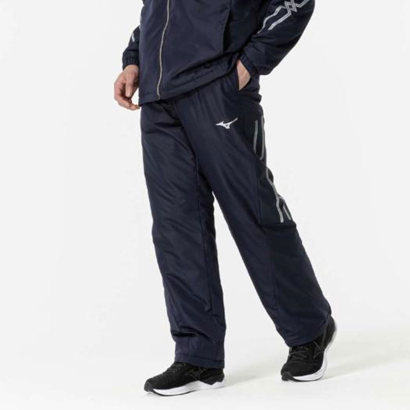 発熱素材 MCライン ブレスサーモ中綿ウォーマーパンツ トレーニング メンズ ウォーマースーツ (32MFB630)