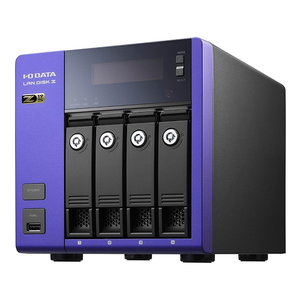 アイ・オー・データ機器 10GbE対応Windows Server IoT 2019 for Storage搭載法人向け4ドライブNAS 8TB