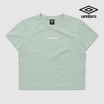 フレッシュウーマンズレタリングクロップ半袖TシャツUR122SRS11 MNT