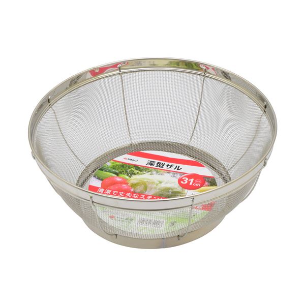 （まとめ） 高儀 深型ザル31cm 1個 [x3セット]