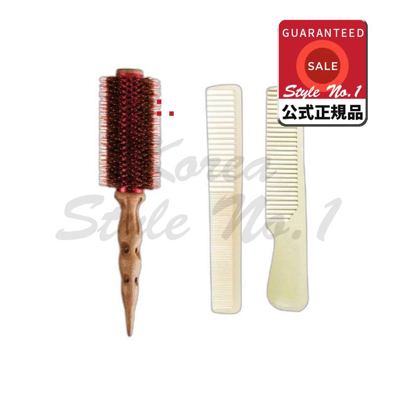 チャミオカンポッキングサーマルプレートドライロールコートヘアカンクロールロールブラシ+カットコーム8号（69mm）