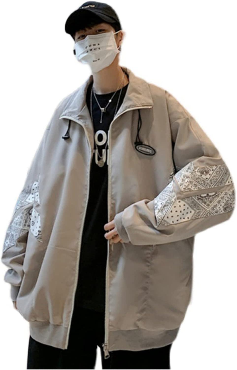 トレーナー パーカー メンズ ファッション 韓国風 春秋服 スタンドカラー 保温 吸汗性 ハンサム ジップアップ アウター ジャケット ソフト 丈長め カジュアル 寒さ対策 スポーツウェア