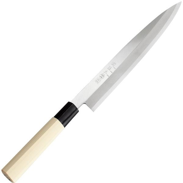 (貝印) 本鋼 刺身包丁 (210mm) 鍛造和造り 日本製 『関孫六 銀寿』