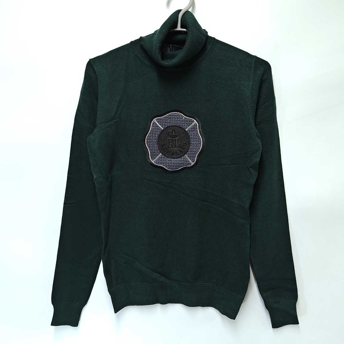 【中古・未使用品】キングスランド COLTRUI タートルネック セーター KINGSLAND S ダークグリーン レディース 乗馬 馬術