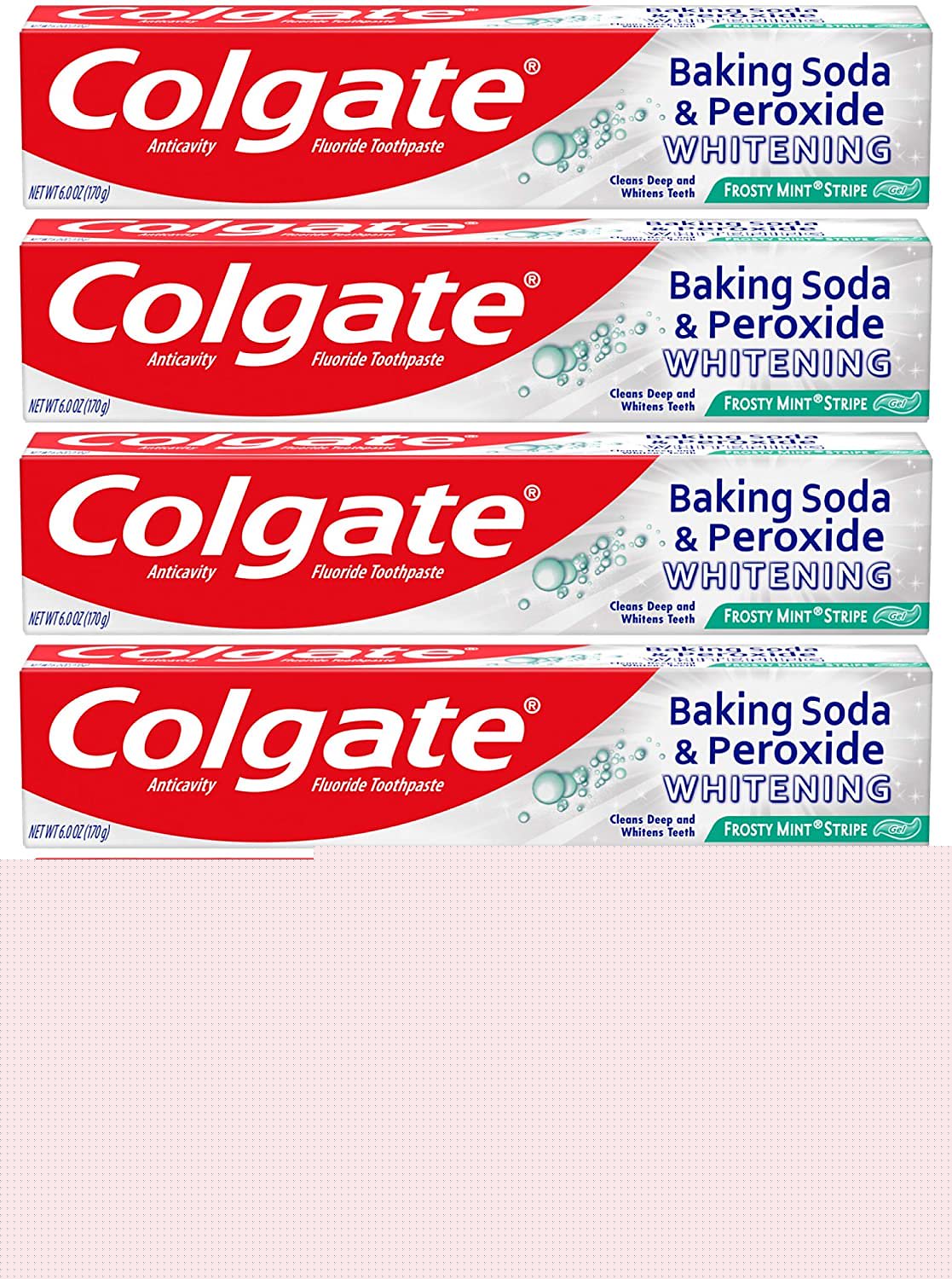 コルゲートベーキングソーダと過酸化物歯磨き粉フロスティミント - 6オンス(6パック)歯磨き粉