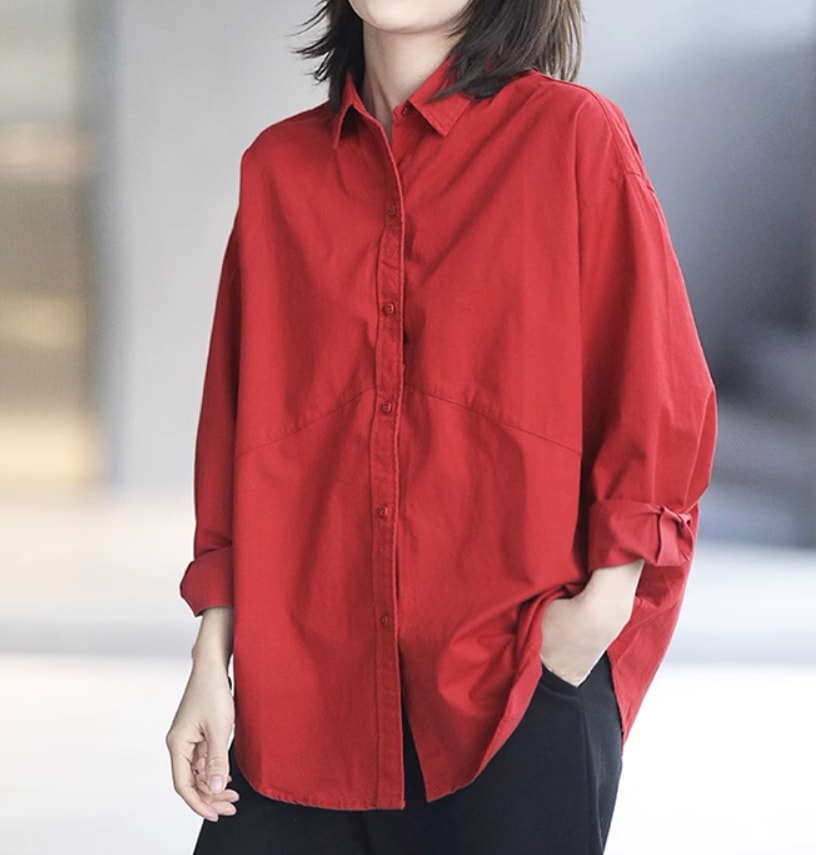 トップス デート モテアイテム シャツ メンズライク ミディアム 長袖 コットン 大人可愛い きれいめ 上品 おしゃれ かっこいい 大人可愛い ラブリー キュート ガーリー クール モード系 セクシー