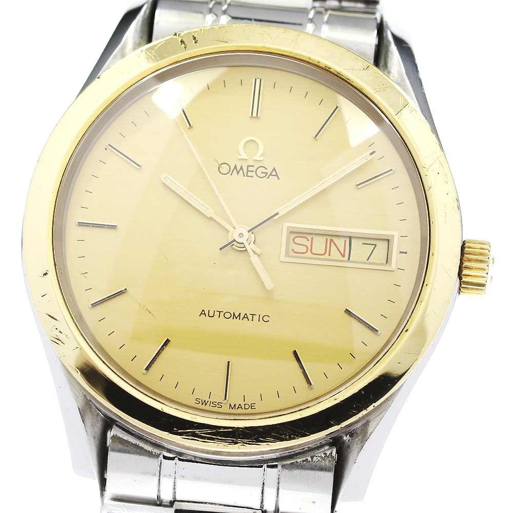 オメガ OMEGA クラシック デイデイト 自動巻き メンズ 保証書付き_822988【中古】