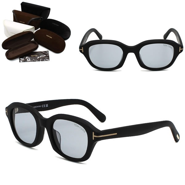 サングラス FT1147-D/S 02A 51 サングラス EYEWEAR アジアンフィット マットブラック ライトグレー メンズ レディース ユニセックス