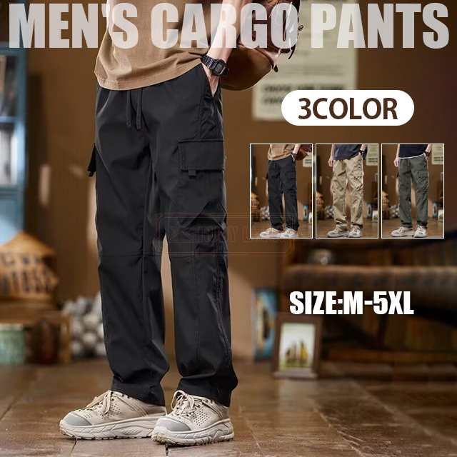最安挑戦 春新作 新作 送料無料 カーゴパンツ メンズ パンツ ロング丈 ワークパンツ ジョガー パンツ ミリタリー 春秋冬 長ズボン 大きいサイズ オーバーオール ロングパンツ カジュアル ゆったり