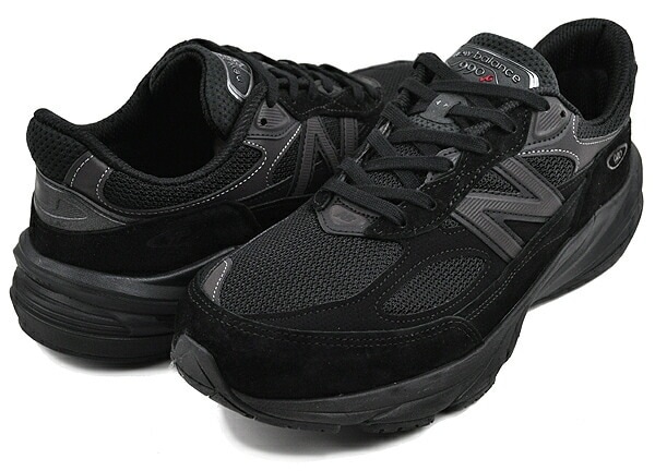 U990BB6 V6 MADE IN USA トリプル ブラック WidthD