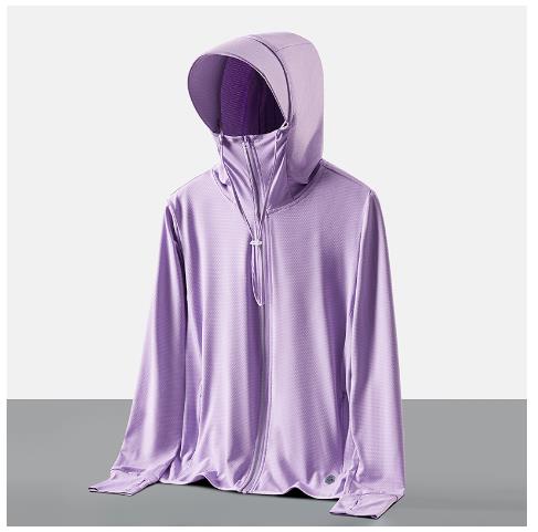 屋外スキンジャケットサマーアンチウルトラビオレットアイス氷のシルクの男性と女性高速乾燥 - 乾燥した長いスリーブの薄い通気性日焼け止め服