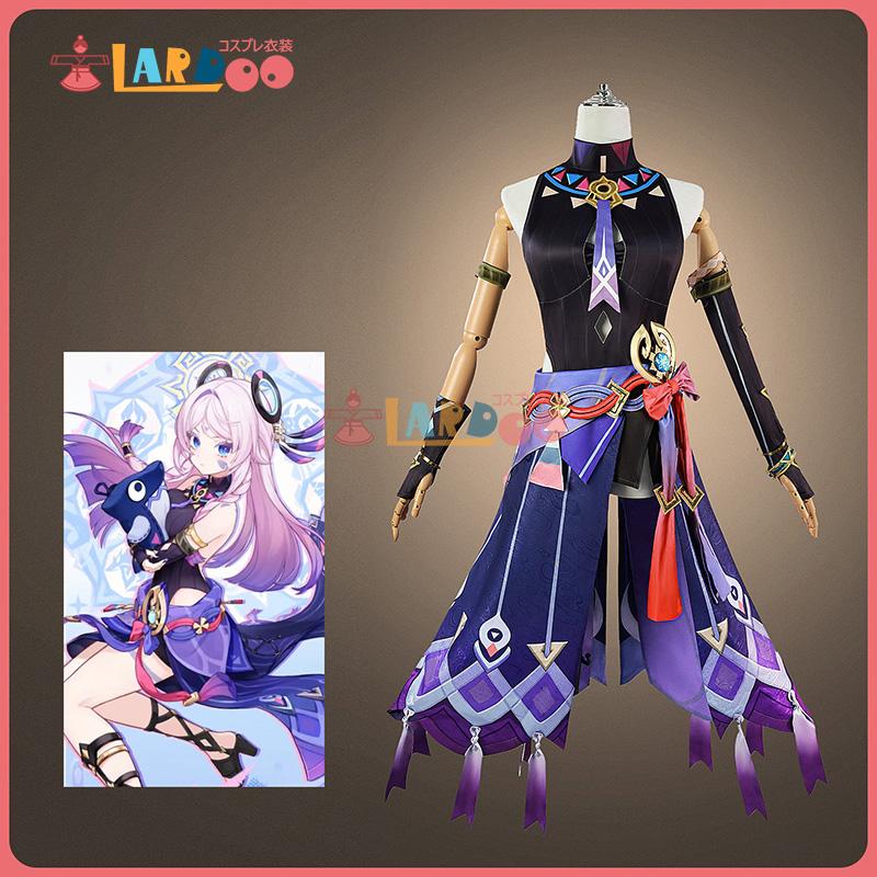 【工場直販 品質保証】 原神 Genshin ナタ シトラリ Citlali 通常版 コスチューム コスプレ衣装/ウィッグ