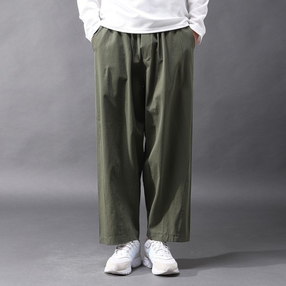 (ジュアンス) バイオウォッシングワイドバンディングパンツ ECCP9123