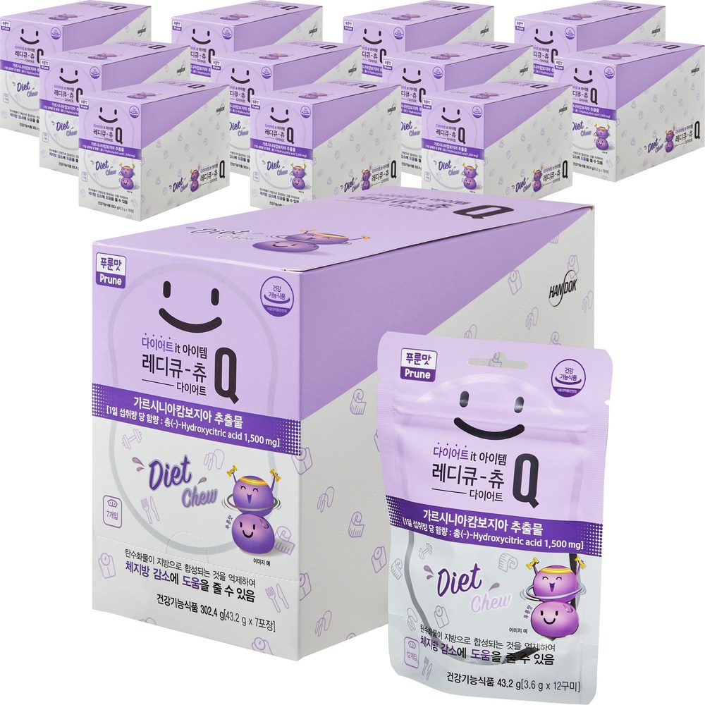 レディキューチューダイエットガルシニアブルーゼリー43.2g x 7p 84錠1個