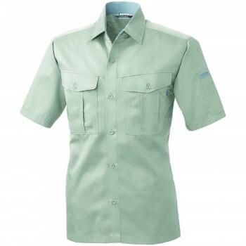 桑和 VA417 半袖シャツ Mサイズ モスグリーン（107） VIVA SOWA