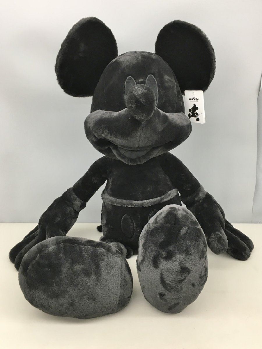 ぬいぐるみ 特大 ミッキー Disney ブラック 100cm ブランケット付き ミッキーマウス コストコ 2602LBM023