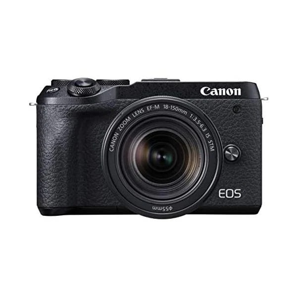 【中古】Canon ミラーレス一眼カメラ EOS M6 Mark II EF-M18-150 IS STM レンズキット ブラック EOSM6MK2BK-18150ISSTM