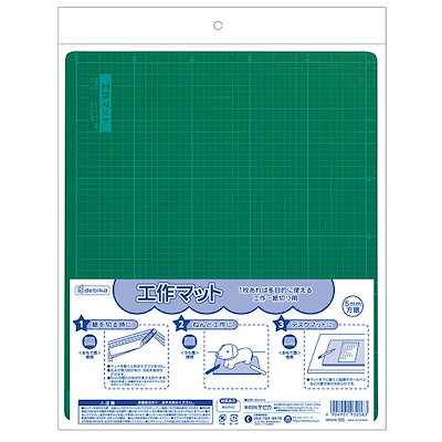 他サイト： デビカ 工作マット 方眼入り 表/カッターマット 裏/ねんど板 32x27cm 093206の商品画像