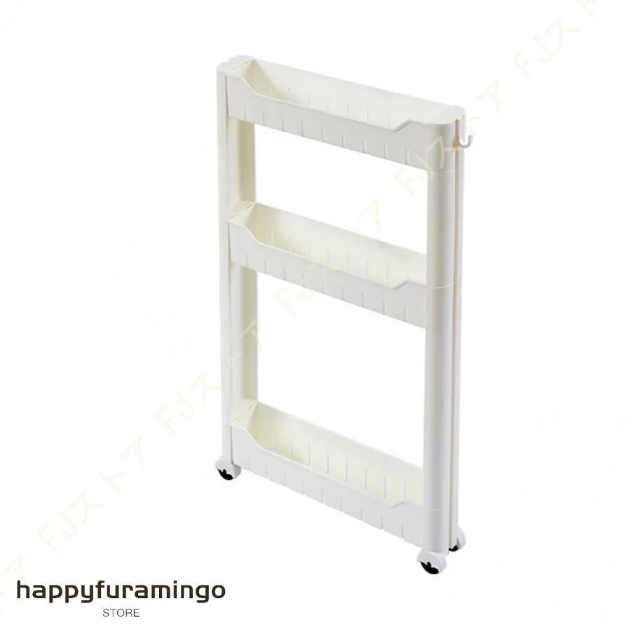 隙間収納 キッチン 7cm 8cm 幅 キャスター付き キッチンワゴン スリム 収納 洗面所 すき間収納 ランドリー ラック 薄型 プラスチック すき間 キッチン収納