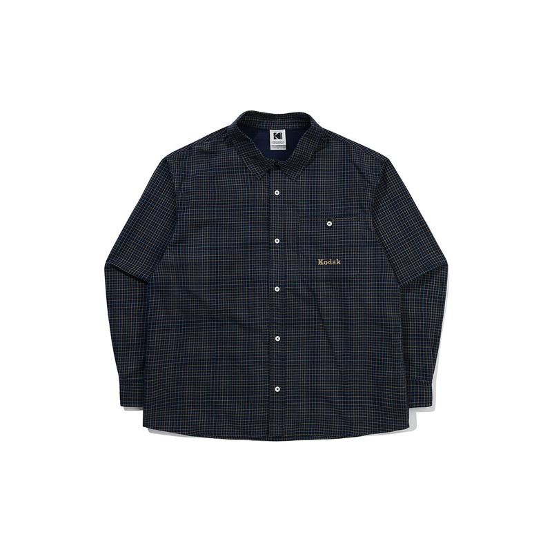 [公式]チェックウィンドシャツ NAVY