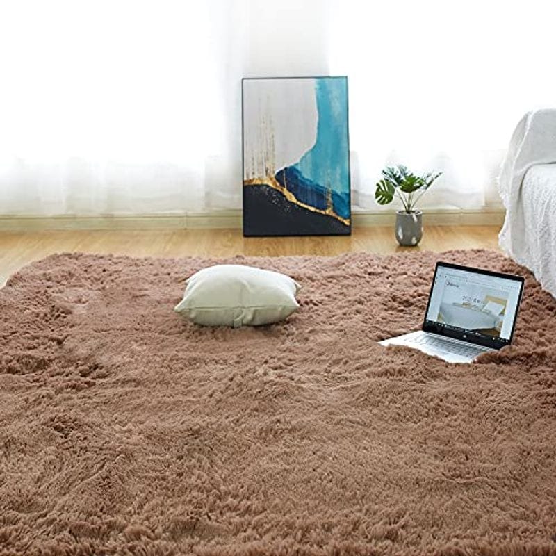 Mensu ラグ シャギーラグ カーペット 絨毯 ラグマット 3畳 滑り止め 洗える ふわふわ 190x240cm ホットカーペット 抗菌