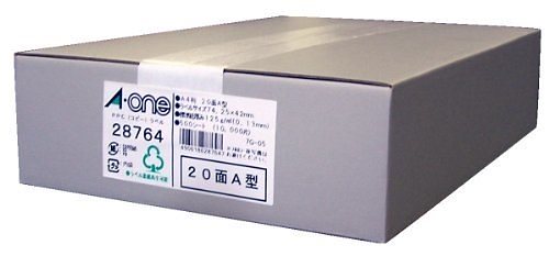 PPCラベル A4-20面A/500入 28764 00027213