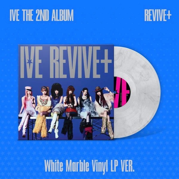 (White Marble Vinyl LP Ver.) 予約限定版 IVE 2nd Album [REVIVE+] 韓国チャート反映