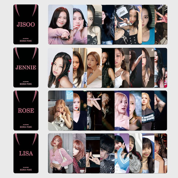blackpink ポストカード BLΛↃKPIИK アクリルポストカード BLACKPINK ブラックピンク