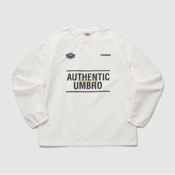 長袖Tシャツ TQT UP421CWTO4-SCW HBL OG フットボールムード グラフィックピステ / IVORY