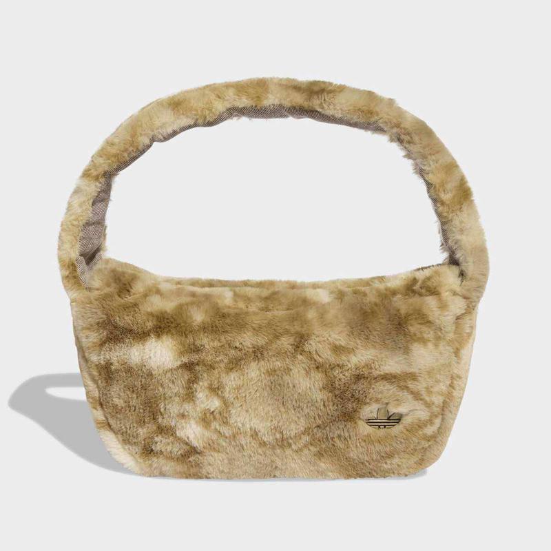 [アクセサリー] 前面スネークスキン柄を適用したフェイクファー小型ショルダーバッグ(JY2625)