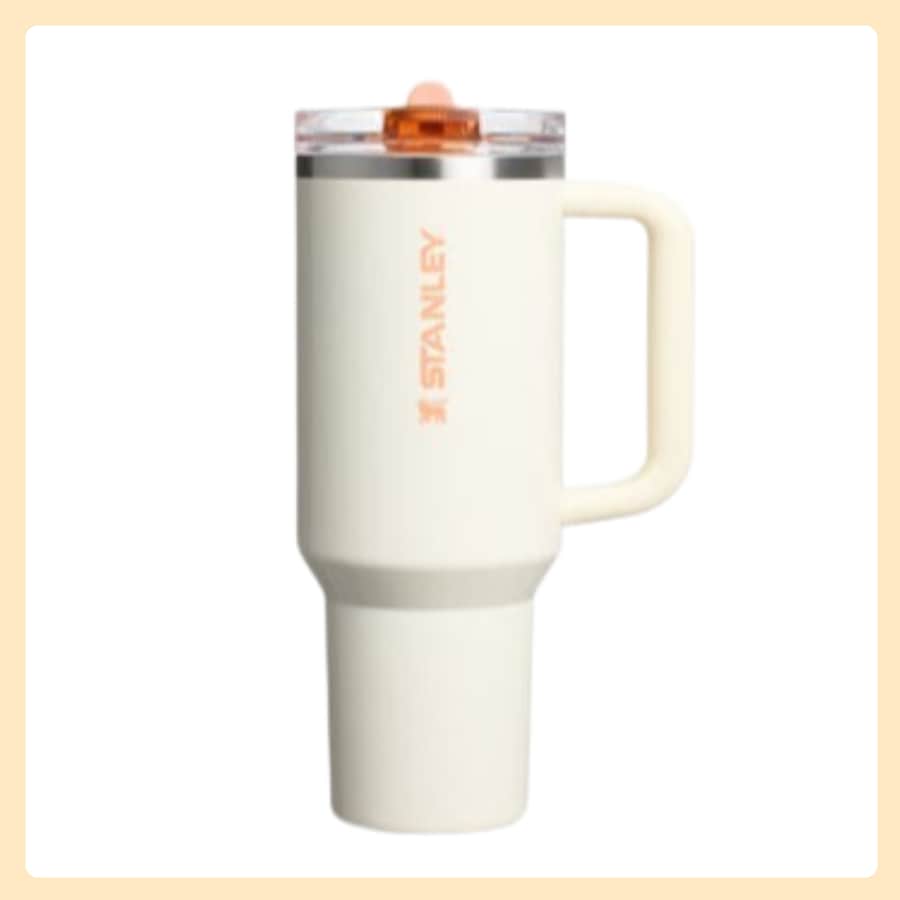 [正規品] クエンツァ プロツアー フリップ ストロー タンブラー 1.18L (クリームアプリコットグロス)