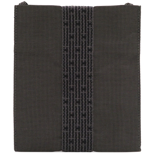 エルメス HERMES ショルダーバッグ エールライン ポシェット キャンバス グレー【中古】